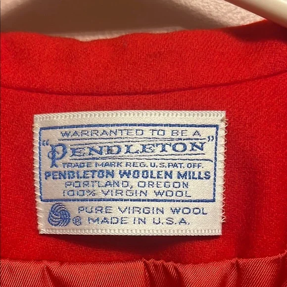 Pendleton Red Blazer - Picture 3 of 11